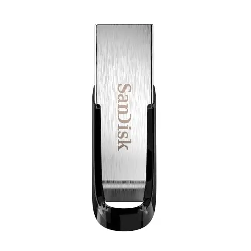 SanDisk Ultra Flair USB 3.0 Flash-Laufwerk 128 GB - Robust, elegant und schnell (Schwarz)