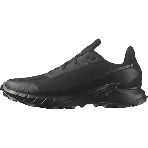 Salomon Alphacross 5 Gore-Tex Herren Trail-Laufschuhe - Wasserdicht, Starker Grip, Komfort, Größe 43 1/3