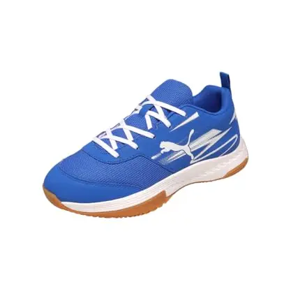 Puma Kinder Varion II Jr Hallenschuh, Team Royal/Weiß, Größe 38,5 EU