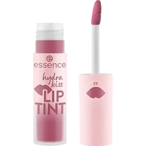 essence Hydra Kiss Lip Tint Nr. 02, Rot, langanhaltend, natürlich, vegan, ohne Parabene & Mikroplastik, 4ml