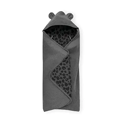 Hauck Baby Einschlagdecke Snuggle N Dream, Universal für Babyschale, Kindersitz, Waschbar (Leo Grey)