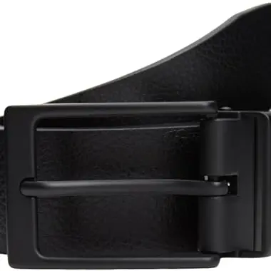 Tommy Hilfiger Herren Gürtel Layton doppelseitig, 3,5 cm aus Leder, Schwarz, 110 cm