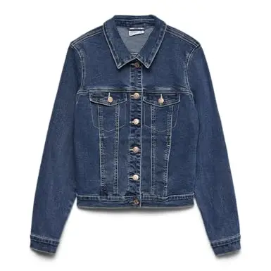 VERO MODA VMLUNA Slim Denim Jacke