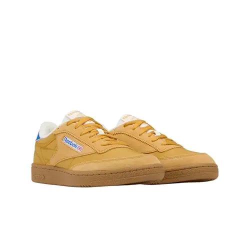 Reebok Club C 85 Unisex, Gritgold & Blue, Größe 35 EU