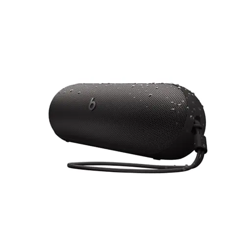 Beats Pill Tragbarer Bluetooth-Lautsprecher - Bis zu 24 Std. Akkulaufzeit, Wasserabweisend, Kraftvoller Sound - Mattschwarz