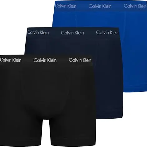 Calvin Klein Herren 3er Pack Boxershorts, Mehrfarbig, Größe L