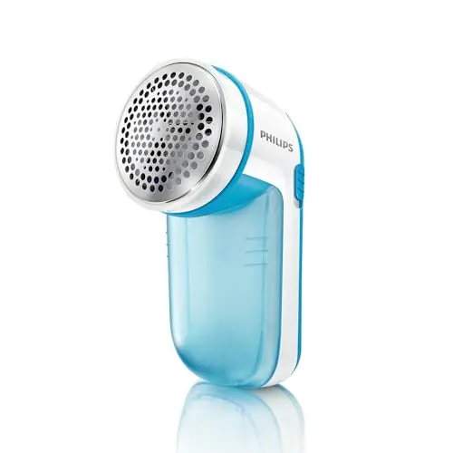 Philips Fusselrasierer für Kleidung, batteriebetrieben, 2 Höheneinstellungen, blau