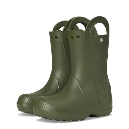 Crocs Unisex Kinder Regenstiefel Handle It, grün, Größe 29/30 EU
