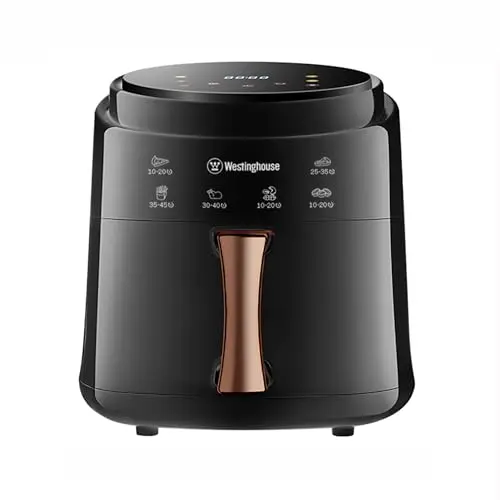 Westinghouse Air Fryer, 5,5 L, 6 Automatikprogramme, Touch Panel, Cool-Touch-Griff, max. 210 °C, schwarz