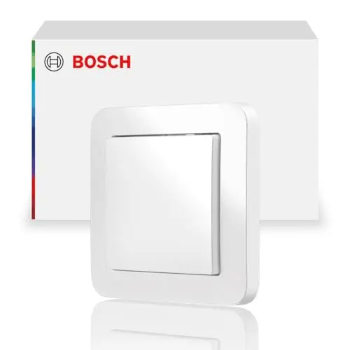 Bosch Smart Home Wandschalter für smarte Aktoren, platzsparend, kompatibel mit Licht, Rollladen, Relais und Dimmer