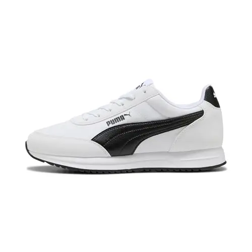 Puma R78 LIGHTWIND Unisex Sneaker in Weiß/Schwarz - Größe 9 UK