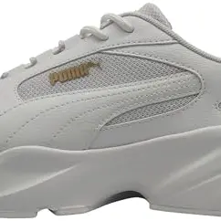 PUMA Cassia 2.0 Damen-Sneaker in Weißgold/Weiß, Größe 6 UK