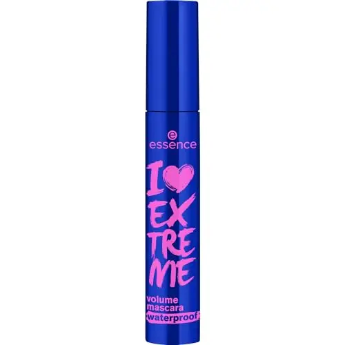 essence I LOVE EXTREME Volume Mascara Waterproof, Schwarz, 12ml