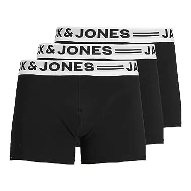 JACK & JONES Herren Boxer-Trunks, 3er-Pack