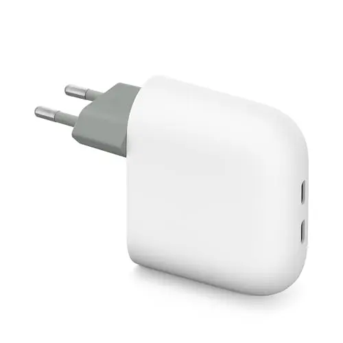 Google Pixel Flex Dual Port 67W USB-C Schnellladegerät – Kompatibel mit Google und anderen USB-C-Geräten
