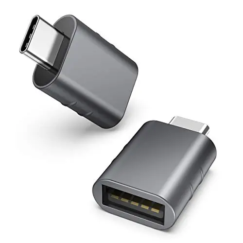 Syntech USB-C auf USB Adapter (2 Stück) - USB 3.0 OTG-Adapter für iPhone 16 Pro Max, MacBook, iPad und mehr