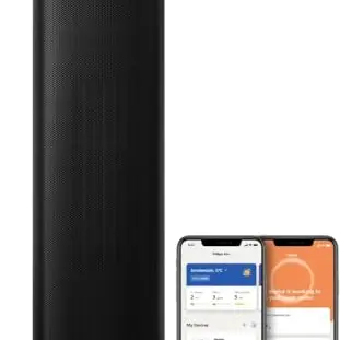 Philips 5000 Turmheizlüfter, 2000W, App-gesteuert, leise, schwarz/grau