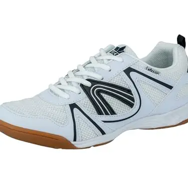 Lico Herren Indoor Hallenturnschuh, Weiß Marine, Größe 42 EU