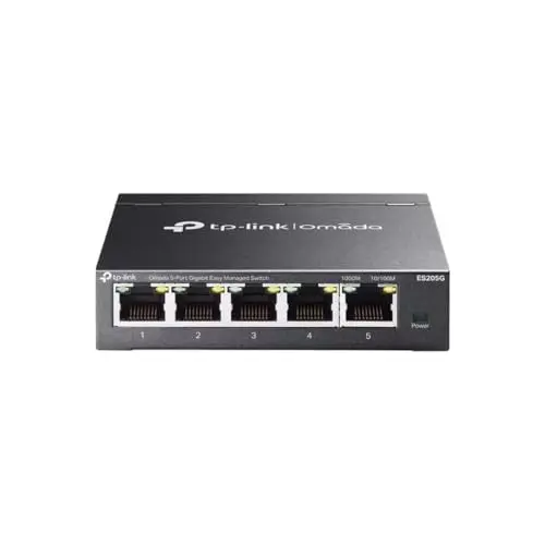 TP-Link Omada 5-Port Gigabit Switch, Lüfterlos, Metallgehäuse, Cloud-Management