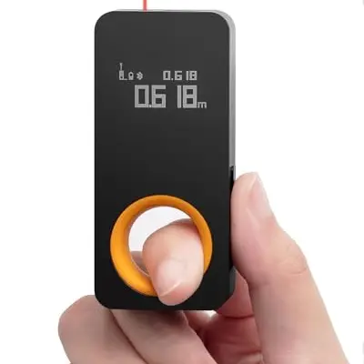 HOTO Laser Entfernungsmesser 30 m, digitales Laser-Maßband mit OLED-Display und USB-C-Aufladung
