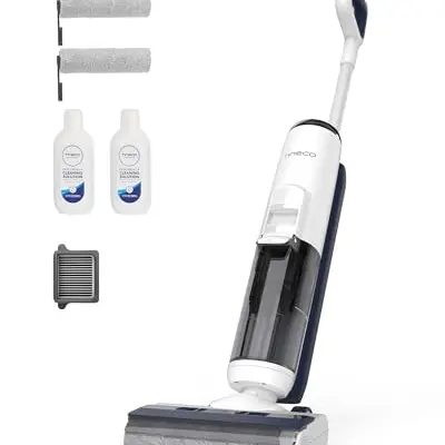 Tineco iFLOOR 5 Breeze Nass-Trockensauger, kabellos, für Hartböden, mit Selbstreinigung, Blau