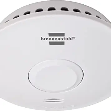 Brennenstuhl Funk-Rauchwarnmelder RM L 3101 - Vernetzbarer Rauchmelder mit Batterie