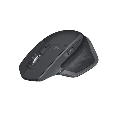 Logitech MX Master 2S kabellose Maus - Ergonomisch, aufladbar, Verbindung zu 3 Geräten - Graphit