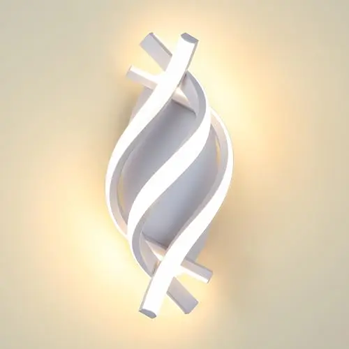 MELAYR Wandlampe LED 21W Warmweiß für Wohnzimmer, Schlafzimmer, Flur und Treppen