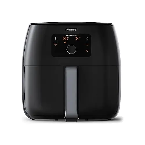 Philips Airfryer Premium XXL, 7.3L - 90% weniger Fett, Rapid Air Technologie, mit Rezept-App