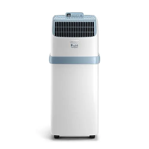 De'Longhi Pinguino mobiles Klimagerät für Räume bis 21,5 m², mit Luftentfeuchter & Ventilator, 8300 BTU, leise, Fernbedienung, 24h-Timer, Energieeffizienz A
