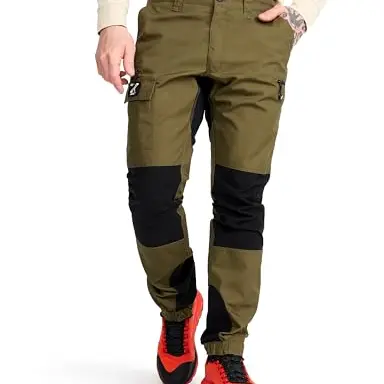 RevolutionRace Nordwand Herren Outdoor Hose – Robuste Wander- und Trekkinghose, Dark Olive, Größe S
