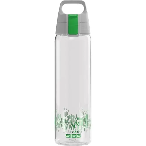 SIGG Tritan Trinkflasche 0,75L - Auslaufsicher, Spülmaschinenfest, BPA-frei - Sportflasche für Fitness - Grün