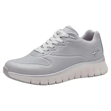 Tamaris Damen Sneaker Vegan - Grau, Größe 37