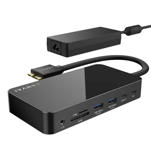 iVANKY FusionDock USB-C Dockingstation für MacBook mit 2*HDMI 4K, 6*USB, 96W PD