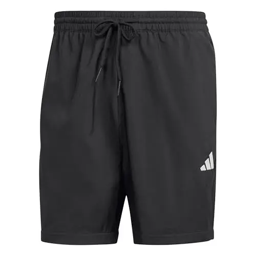 adidas Men's Essentials Chelsea Logo Shorts, Black/White, Size S