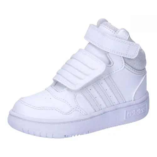 adidas Kinder Hoops Mid Schuhe, Cloud White