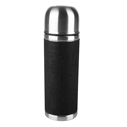 Emsa Senator Sleeve - Schwarz - 0,5 L Thermo-Isolierflasche - 100% dicht
