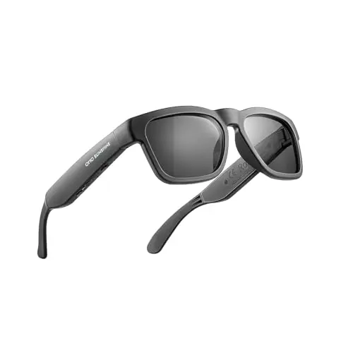 OhO Audio-Sonnenbrille mit Sprachsteuerung – Musik hören und Anrufe tätigen, Bluetooth 5.0, IP44 wasserdicht für Outdoor-Sport