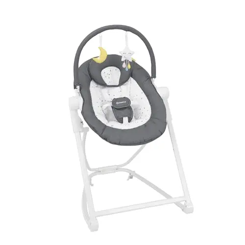 Badabulle Compact'up Moonlight Babywippe und Hochstuhl, 5-fach höhenverstellbar