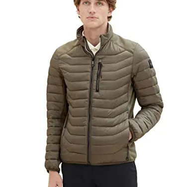 TOM TAILOR Herren Steppjacke mit Stehkragen