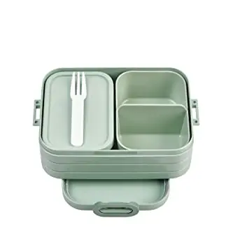 Mepal Bento Brotdose Midi Take A Break - Lunchbox für Snacks & Reste - Nordic Sage