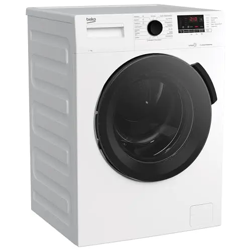 Beko Waschmaschine WMC71464ST1, 7 kg, 1400 U/min, mit Dampffunktion, allergikergeeignet, nur 49 cm tief, Weiß