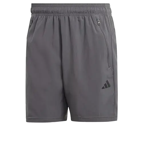Adidas Herren Essentials Trainingsshorts, Grau/Schwarz, Größe S, 9 Zoll