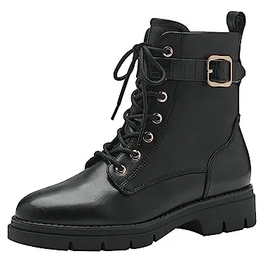 Tamaris Damen Stiefel Schwarz 37 - Vegan