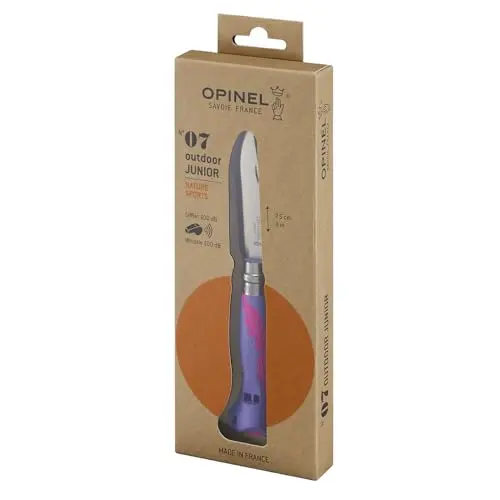 Opinel Kindermesser N° 07 Outdoor Junior Violett