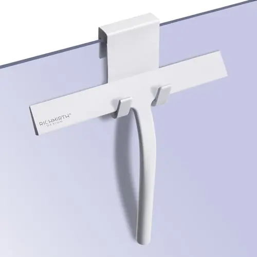 RICHMIRTH Duschabzieher Set 23 cm - Silikon & Edelstahl Badezimmerwischer