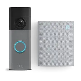 Ring Battery Video Doorbell inkl. Chime (3. Gen.) mit 2K Kamera, 6x Zoom & Akku – 30 Tage kostenloses Ring-Abonnement