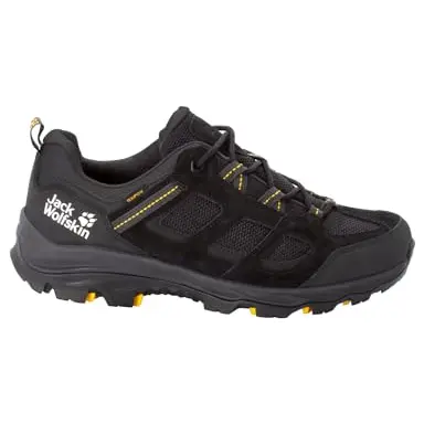 Jack Wolfskin Vojo 3 Texapore Low M Herren Outdoorschuhe, Schwarz/Gelb, Größe 42