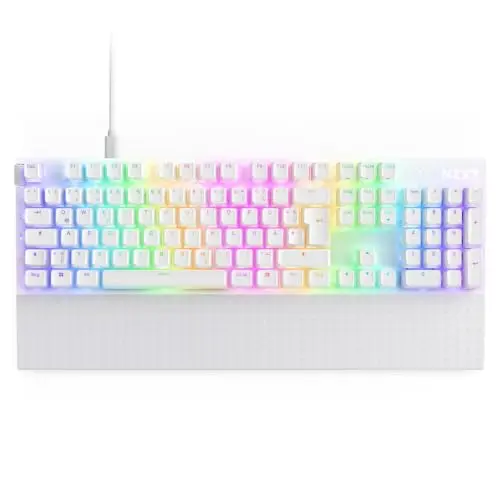 NZXT Function 2-2024 Gamingtastatur | RGB | Hot-Swap | Weiß - DE (QWERTZ)