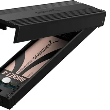 SABRENT NVMe Gehäuse & SSD Adapter USB C 3.2 mit Kühlkörper